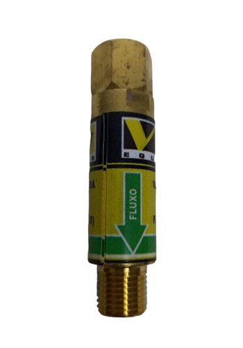 Válvula Corta Chama Oxigênio Vsr-O Para Regulador Vortech
