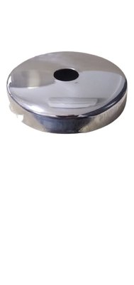 Canopla De Acabamento Inox 304 Para Tubo De 1/2 Disco De 65mm Reta