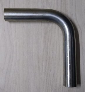 Curva De 90º Longa Inox 304 Tubo 1/1.2'' Parede 1,5 