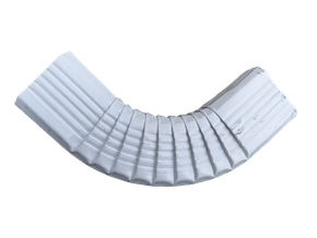 CURVA  AMERICANA GALVANIZADA LATERAL BRANCA P/CONDUTOR