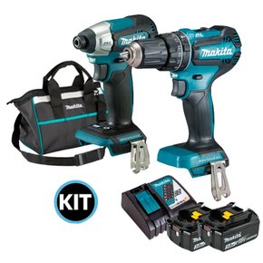 Dlx2416x1 Kit Combo De Ferramentas Dhp485 + Dtd157 18v Makita 