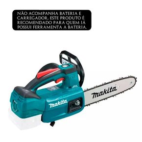 Motosserra 250mm A Bateria 18V Duc254z Makita + Brinde