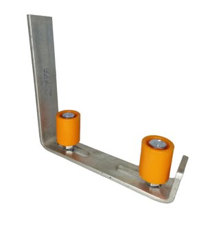 Guia Duplo De Nylon Com Rolete De 28MM X 35MM Poleto