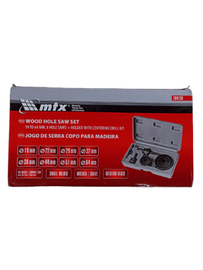 Jogo De Serra Copo Para Madeira Com 8 Peças MTX