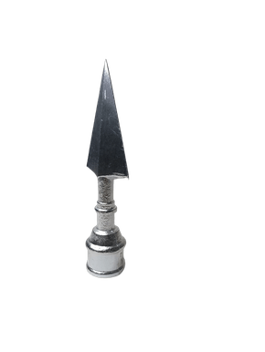 Ponta De Lança Em Aluminio Art 1/2'' Com Anel Brilhante
