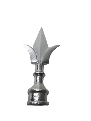 Ponta De Lança Modelo Lirio Em Aluminio Para Tubo 3/4''