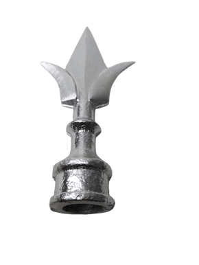 Ponta De Lança Modelo Lirio Em Aluminio Para Tubo 5/8''