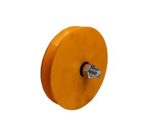 Roldana De Nylon 5'' Cava U Amarela 