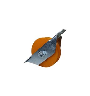 Roldana Em Nylon De 2.1/2'' Cava V Com Caixa Aberta