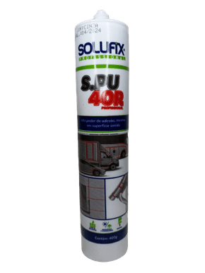 Selante Híbrido S.PU 40R Cinza Solufix 400g