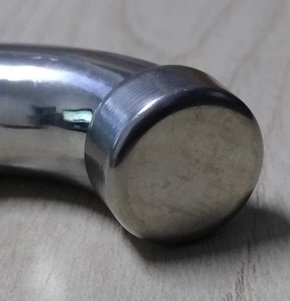 Tampa De Inox 304 Reta Para Tubo 3/4''