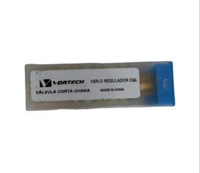 Válvula Corta Chama Oxigênio Vsr-O Para Regulador Vortech