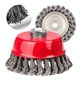 746209 Escova De Aço Tipo Copo Torcida Diâmetro 65mm Rosca M14 Mtx