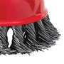 746289 Escova De Aço Tipo Copo Torcida Diâmetro 100mm Rosca M14 Mtx  