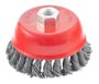 746289 Escova De Aço Tipo Copo Torcida Diâmetro 100mm Rosca M14 Mtx  