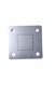 Base Quadrada De Inox 304 Furo 40 X 40 Base 87 X 87 Sem Furo De Centro