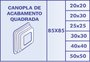 Canopla De Acabamento Quadrada 20 X 30 29.21