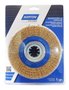 Escova Circular Ondulada. Em  Aço Latonado 6 X 3/4 Norton