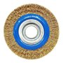 Escova Circular Ondulada. Em  Aço Latonado 6 X 3/4 Norton